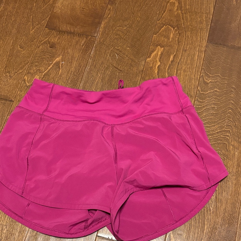 lululemon athletica Magenta Athletic Shorts